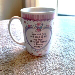 1995 Sister Mug - Vintage 1995 The Enesco Precious Moments Collection Sister Mug